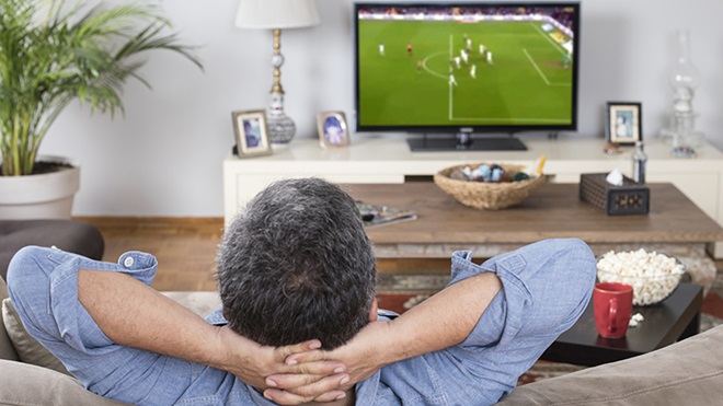 tv voetbal kijken