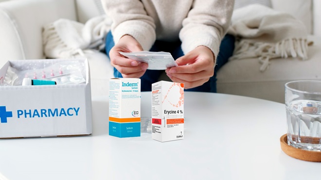Inderm en Erycine tegen acne