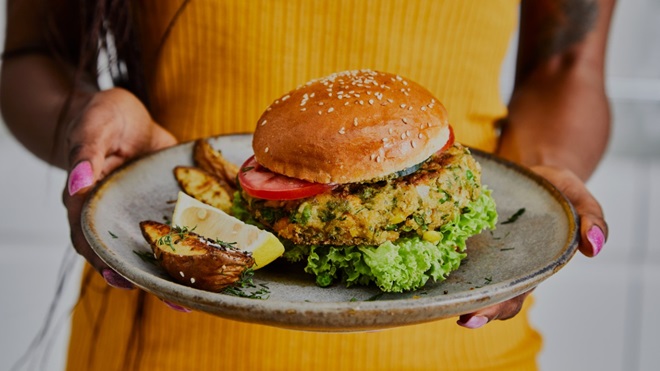 gezonde veggie burger