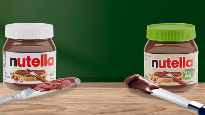 vegan Nutella vs gewone Nutella
