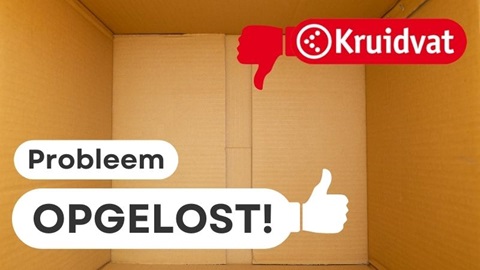 kruidvat bestelling klacht webshop