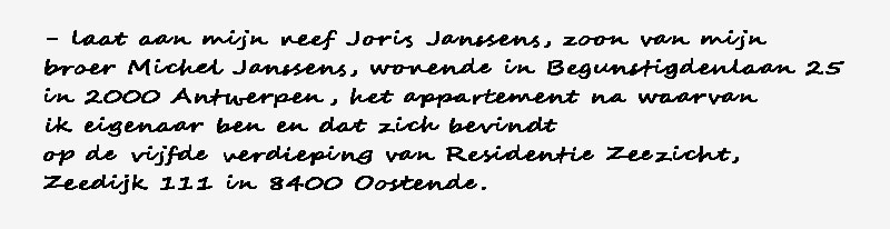 Hoe formuleer ik een testament het best?