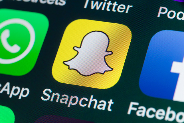 Snapchat haatspraak berichten melden