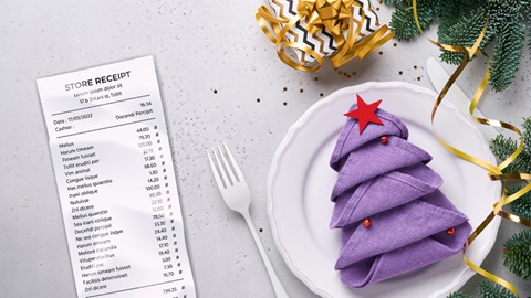 eindejaar, feest, menu, besparen