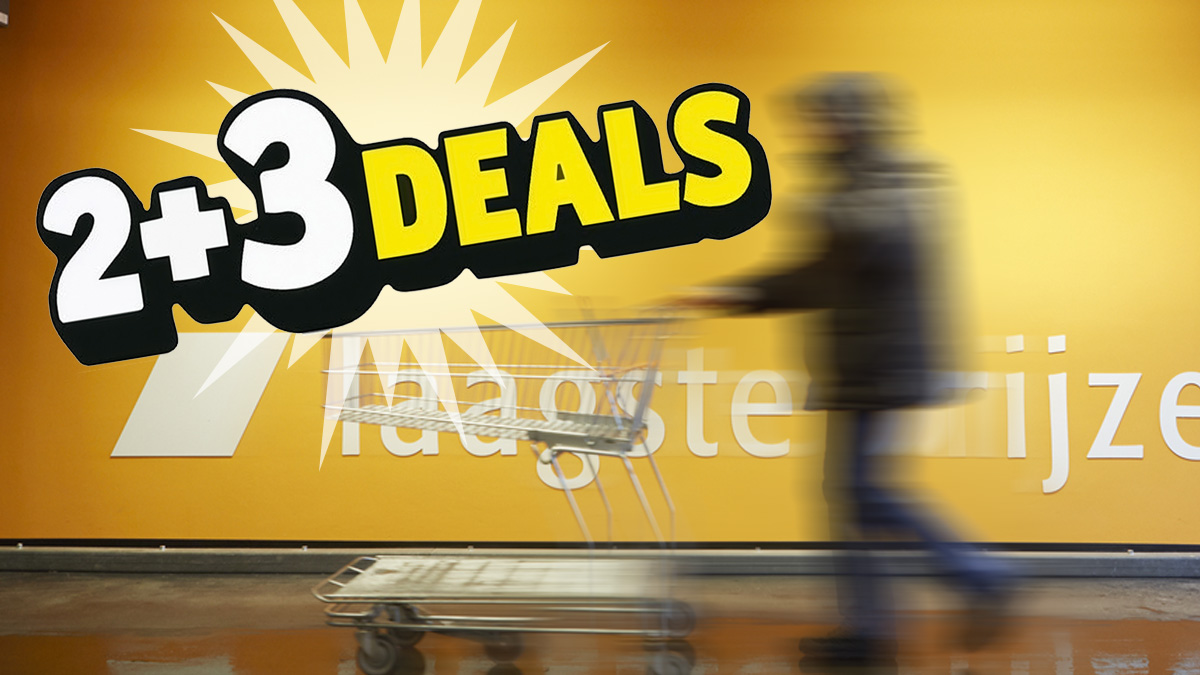 2 + 3 gratis promotie Kruidvat en Colruyt