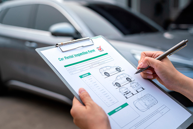 huurauto checklist staat