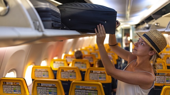 kosten voor handbagage bij Ryanair