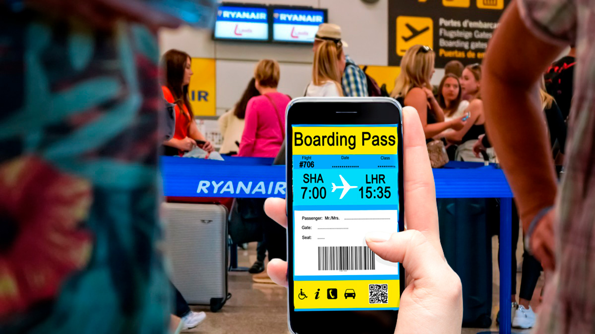 Digitale instapkaart bij Ryanair