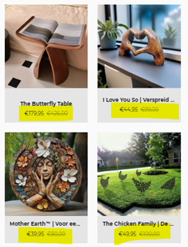 Balova.nl, valse website