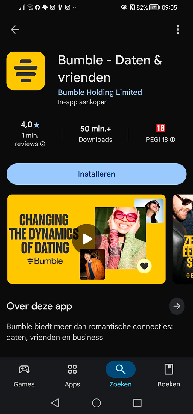 Online datingapp Bumble