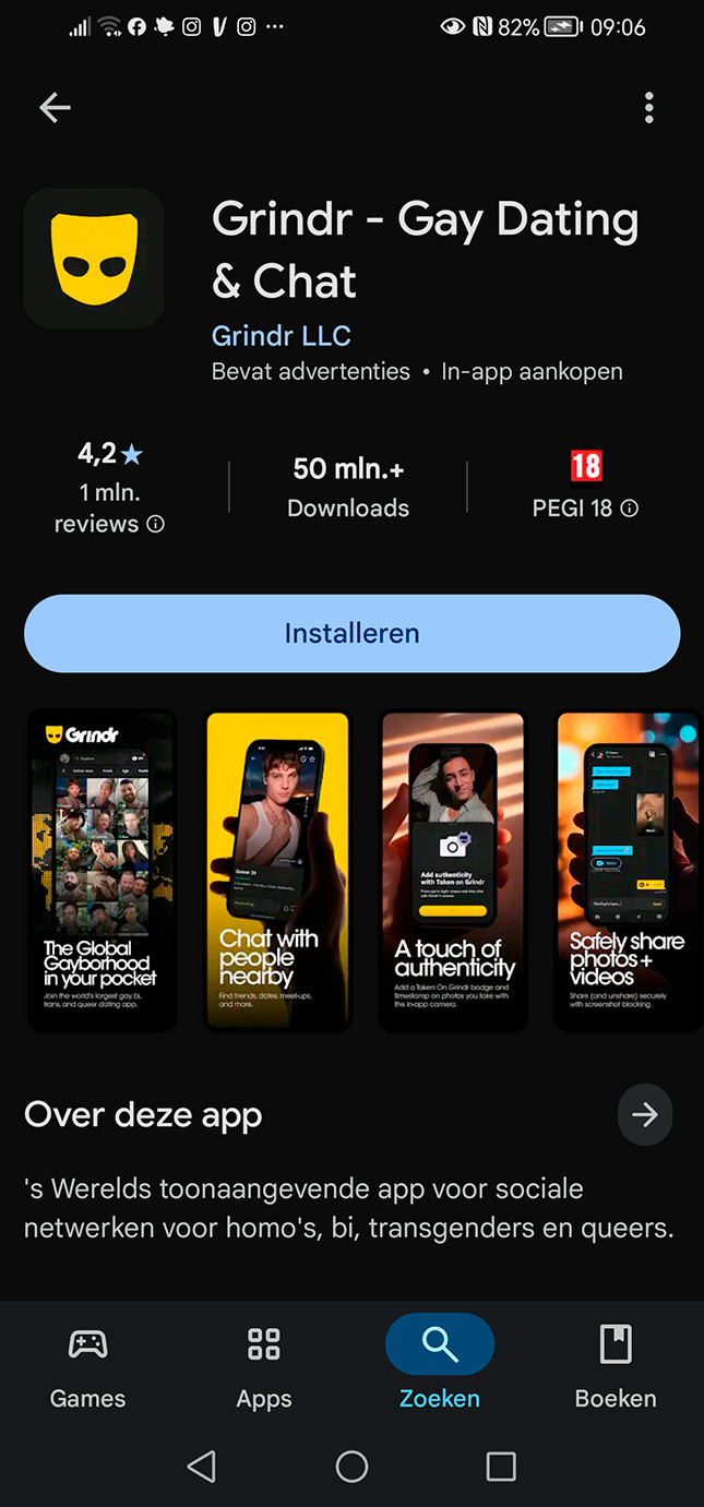 Online datingapp Grindr