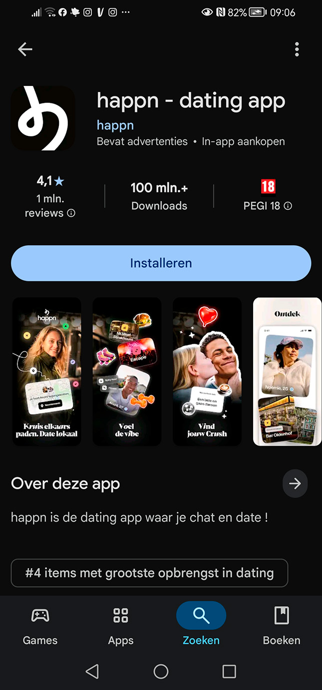 Online datingapp Happn