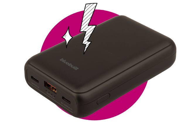 Bluebuilt powerbank met snelladen 10.000