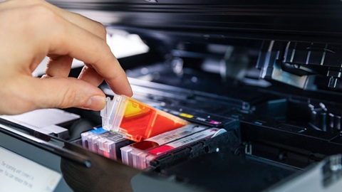 Inktpatroon van een printer verwisselen