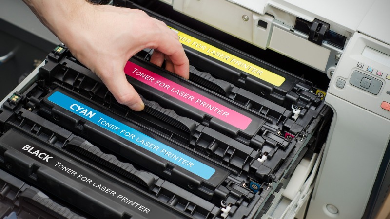 toner in laserprinter