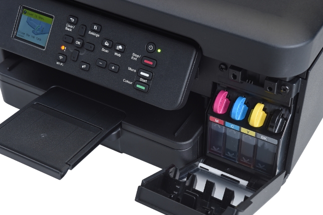 Bediening met knoppen op Brother DCP-T780DW