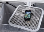 Een smartphone in ons labo.