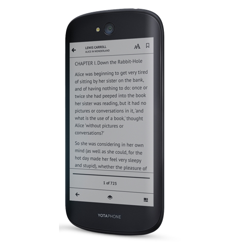 Yotaphone 2 achterkant