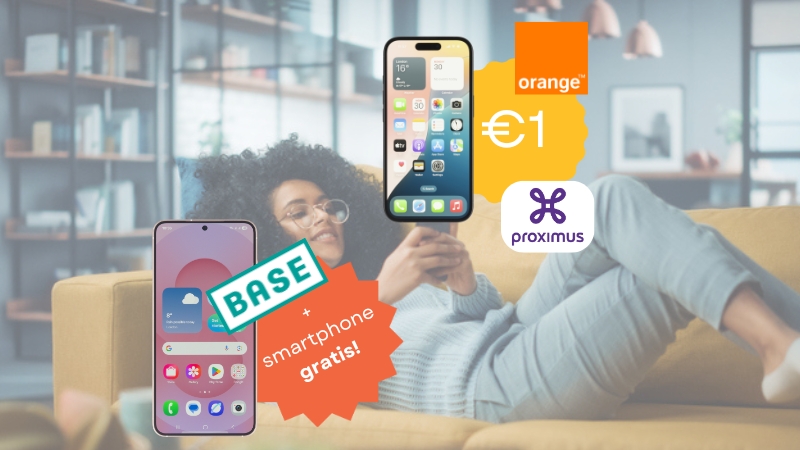 Gsm met abonnement bij Base, Orange en Proximus