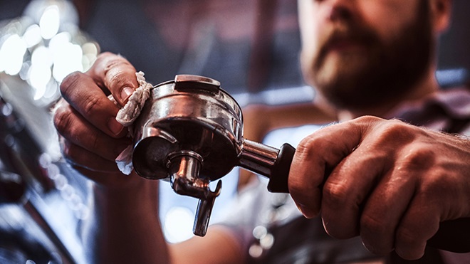 Espressomachine schoonmaken