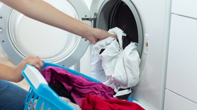 Wasgoed drogen in de droogkast 