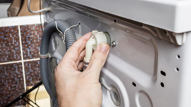 wasmachine aansluiten