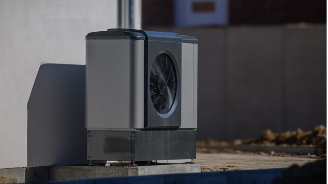 Buitenunit van een lucht-luchtwarmtepomp