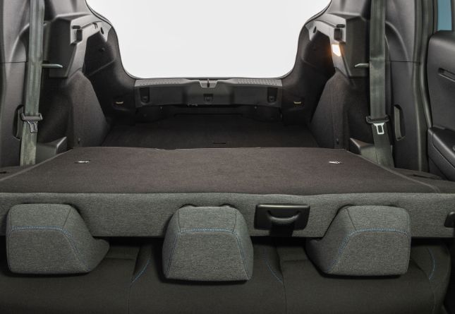 laadruimte van de Citroen e-C3