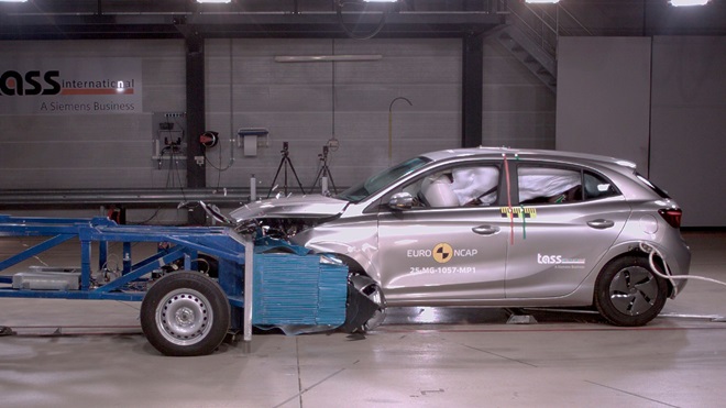 crash test MG3 Euro NCAP