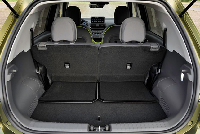 laadruimte van de Hyundai Inster