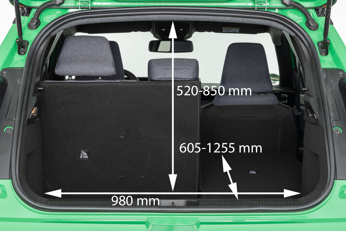 Kofferruimte van de Renault 5 E-Tech
