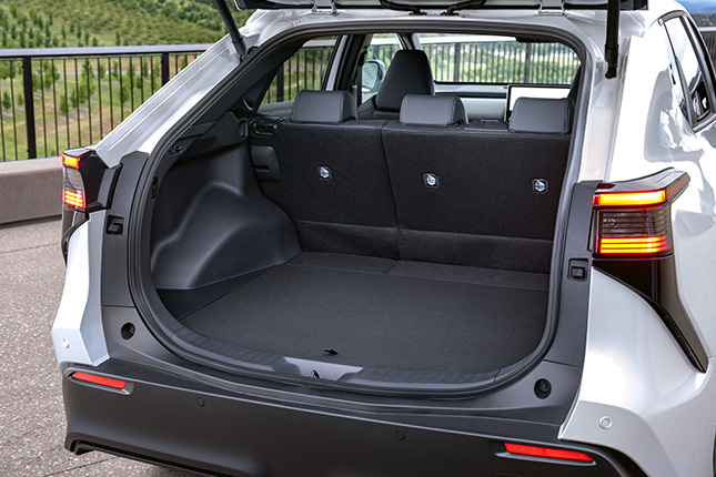 Laadruimte van de Toyota bZ4X