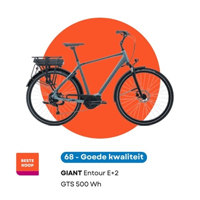 elektrische fiets giant entour e2 gts 500 wh