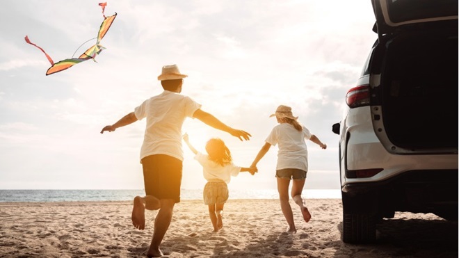 zomerbanden auto vakantie