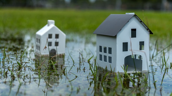 vergoeding overstroming woning