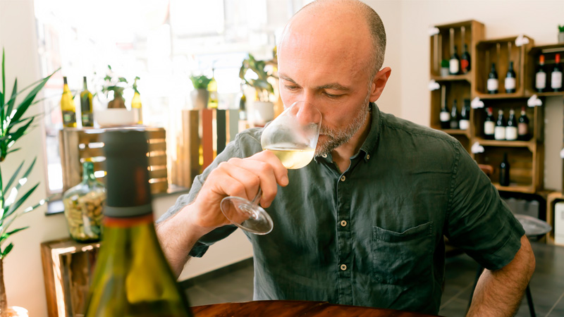 Test van Belgische witte wijn